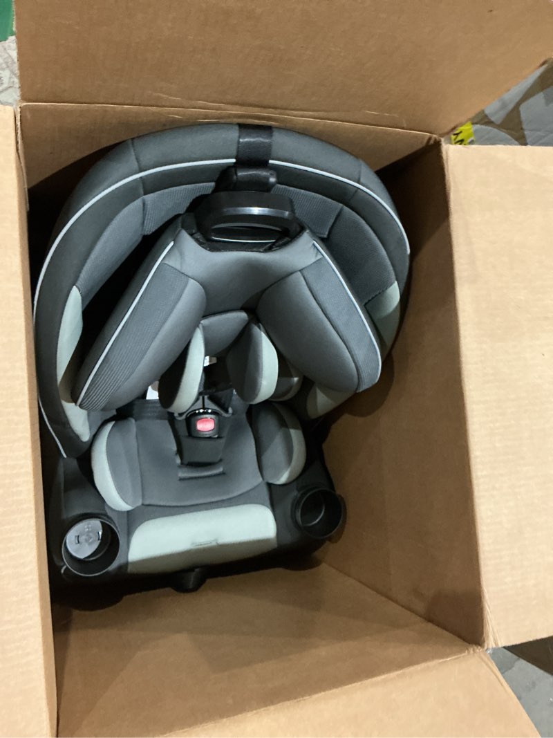 Condition photo showing Good Condition for safety 1st grow and go all-in-one slim convertible car seat, rear facing, 5-40 lbs, forward facing (30–65 lbs), high back booster seat 40-100 pounds, iron frost iron frost original