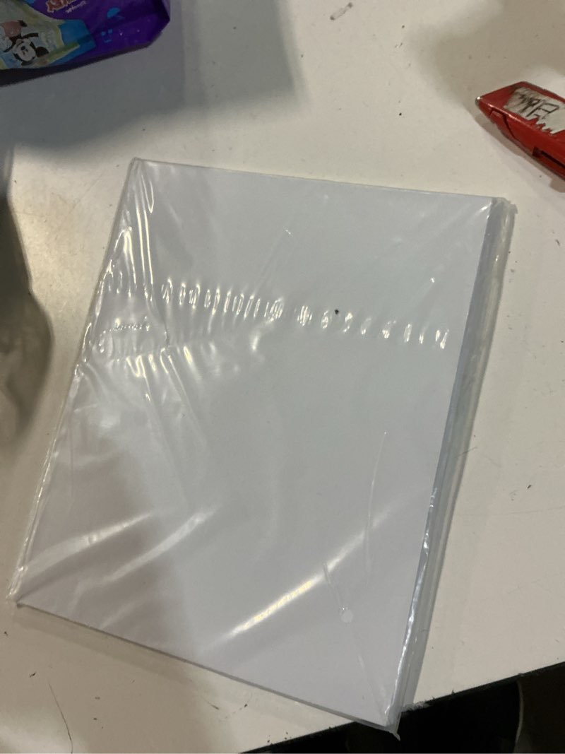 Condition photo showing New/Like New for White Cardstock, 8x10 Cardstock Paper, 250gsm Thick Cardstock, Smooth Card Paper,90 Lb Heavy Card Stock Paper, Printer Paper For Stationary Printing, Invitations, Cards, Menus, Images(25Sheets)
