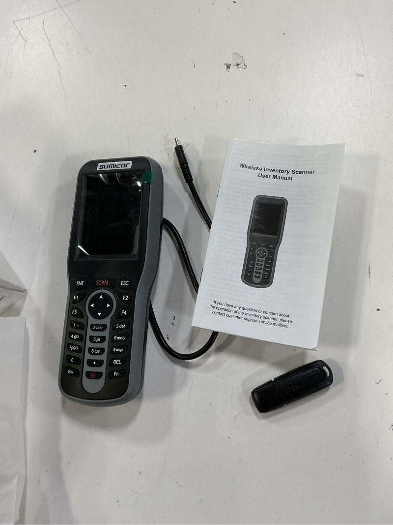 Condition photo showing Good Condition for Sumicor Inventory Data Terminal Barcode Scanner 1D Wireless CCD Barcode Reader, 2.8 inch Color LCD Screen Inventory Scanner for Warehouse Management (1D)