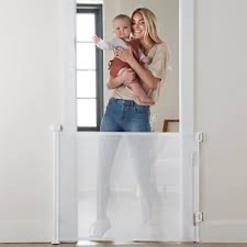 X0031W7SXHCumbor Baby gate 55 inch White