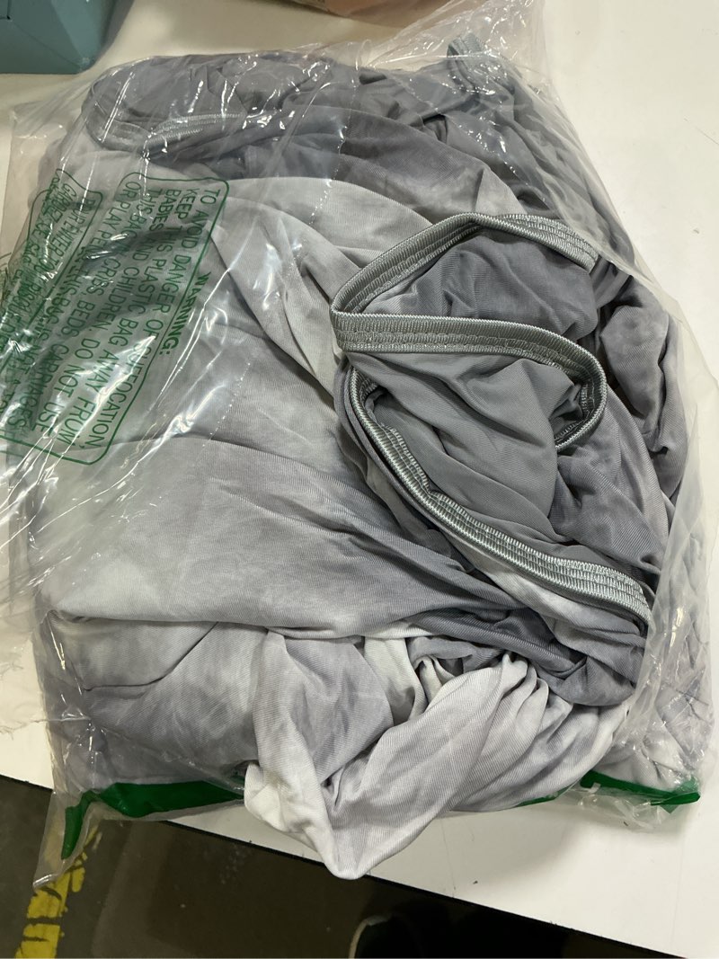Condition photo showing As Is for inhand cooling blanket king size (90"x108"), cooling blankets for hot sleepers, absorbs heat to keep adults cool for summer nights sweats, thin cold lightweight blanket for couch bed, all season use gray king-90"x108"