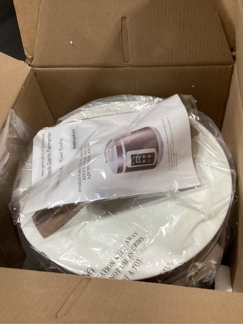 Condition photo showing New/Like New for INTBUYING 110 V 5 L Black Garlic Fermenter, Garlic Fermenting Machine Pot Full Automatic Intelligent Control Garlics Maker Garlic DIY Cooker Black Garlic Fermentation Machine