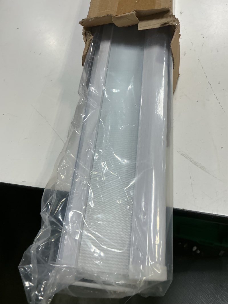 Condition photo showing Good Condition for joydeco cordless zebra blinds (pro), dual layer light control zebra blinds for windows, light-proof aluminum cover, free-stop roller shades for home & office (white,34" w x 75" h) white 34"w x 75"h