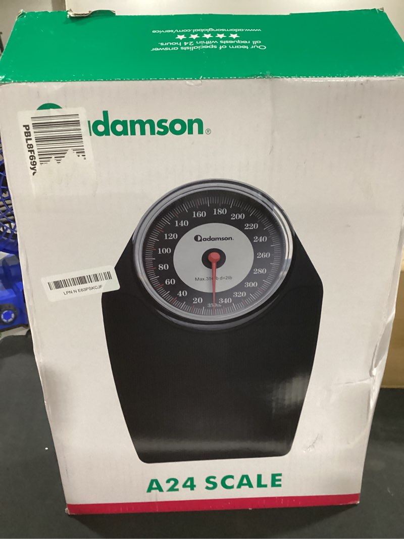 Condition photo showing Good Condition for adamson a24 scales for body weight - up to 350 lb - new - anti-skid rubber surface extra large numbers - high precision bathroom scale analog - durable with 20-year assurance - black