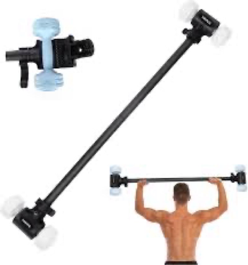 ALLOYNIX Dumbbell to Barbell Converter 2.0 – Transform Dumbbells into Barbell Set for Home Gym, Adju