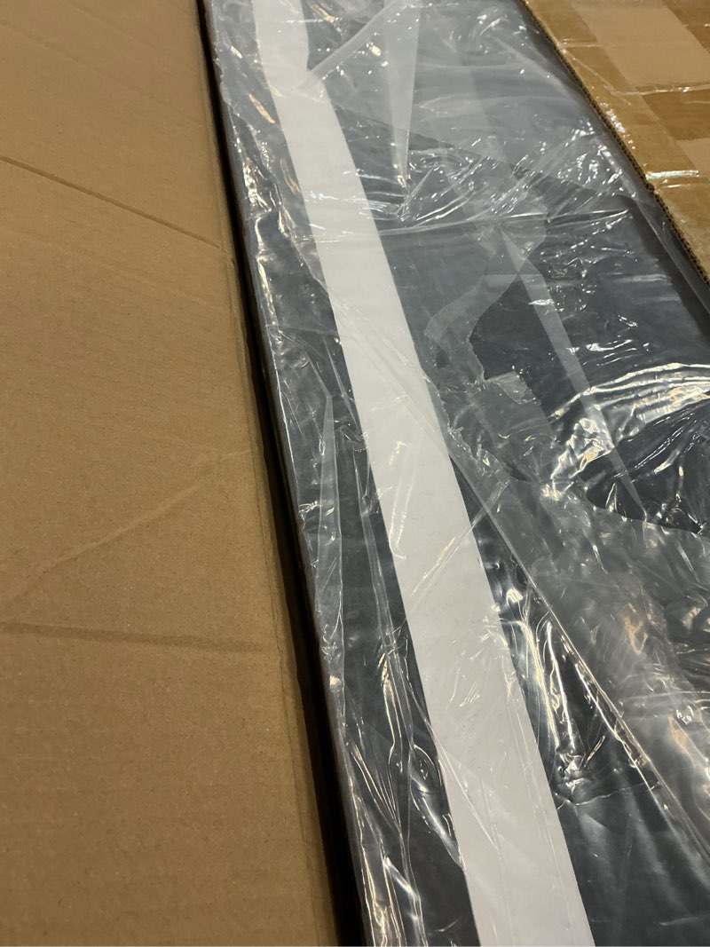 Condition photo showing New/Like New for smoothnovelty felt extra large bulletin board, 96 x 48 inches decorative felt pin board alternative foldable picture framed display board for school home office kitchen walls(grey) grey 96 x 48 inches
