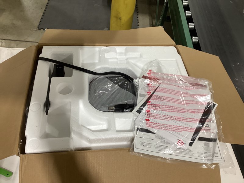 Condition photo showing New/Like New for Ninja EG201 Foodi 6-in-1 Indoor Grill with Air Fry, Roast, Bake, Broil, & Dehydrate, 2nd Generation, Dishwasher Safe, Black/Silver