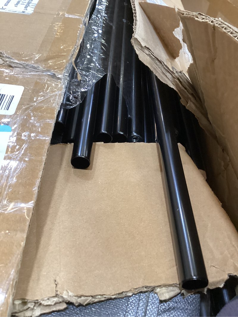 Condition photo showing Good Condition for casamaya clothes rack, portable closet, 80.7 inch extra large capacity wardrobe closet, clothes storage organizer with shelves and 5 hanging rods, easy to assembly, black pct036b01 80.7"l x 16.9"w x 77.6"h