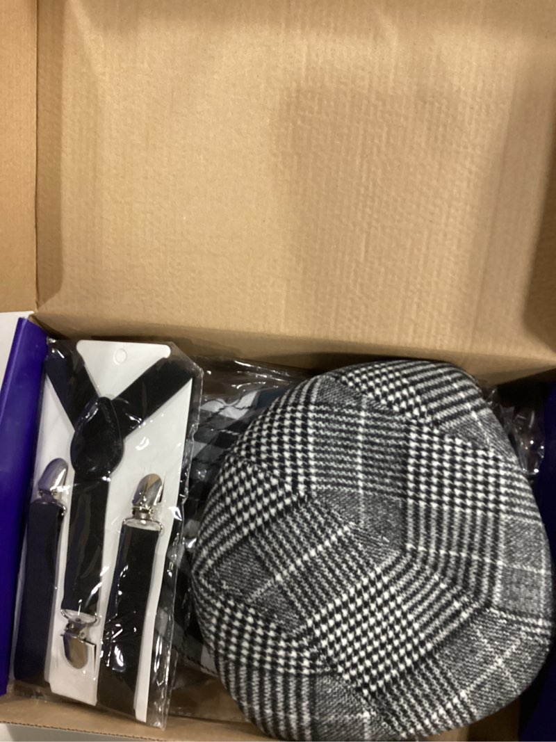 Condition photo showing Good Condition for Skirfy Old Man Costume for Kids,100 Days of School Costume for Kids,Old Person Outfit for Boys,Grandpa Costume 150(4.4-4.7ft,Age 8Y-10Y)