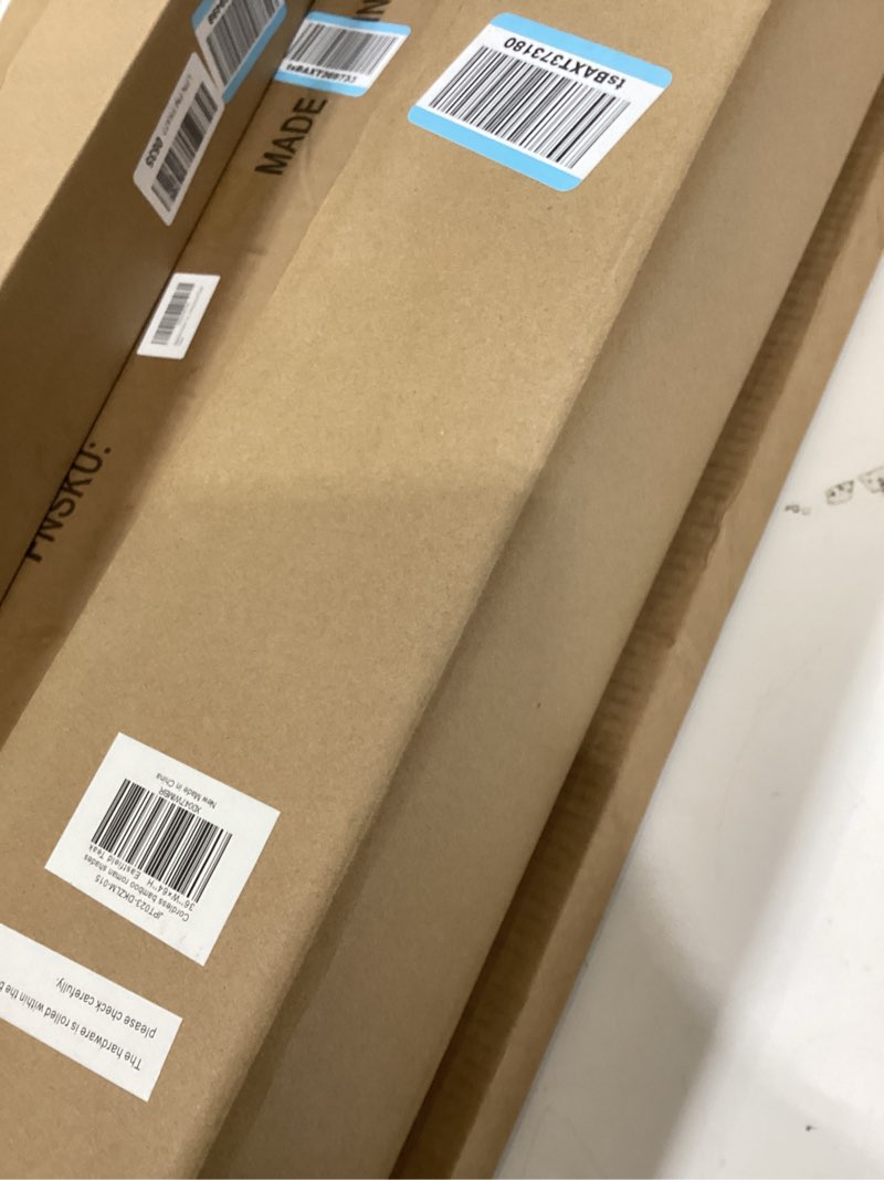 Condition photo showing New/Like New for LazBlinds Cordless Bamboo Roman Shades, Privacy Blinds for Interior Windows, Room Darkening Roll Up Bamboo Blinds for Home & Patio, 36" W x 64" H, Highfield Teak