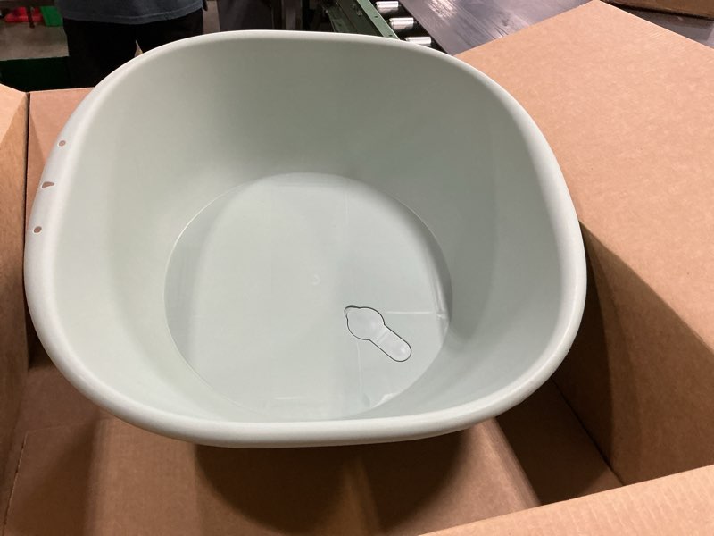 Condition photo showing New/Like New for sitz bath for hemorrhoids,sitz bath tub,sits bath kit for women men,wider seating area, deeper bowl (green)
