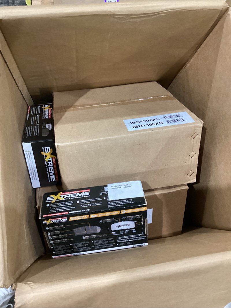 Condition photo showing Good Condition for powerstop front & rear brake kit for lexus gx460 2010-23 | toyota 4runner 2010-24 - truck & tow carbon fiber ceramic brake pads + drilled & slotted rotors upgrade, k5874-36