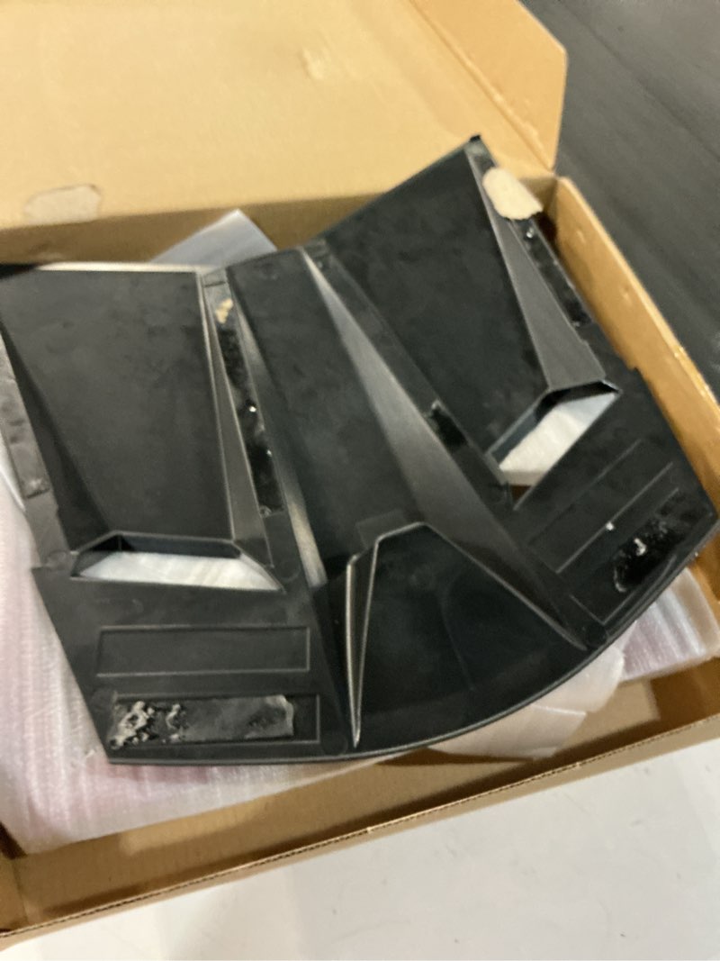 Condition photo showing As Is for rear roof view camera cover,rear decklid camera vent cover windshield spoiler trim covers compatible with for chevy corvette c8 stingray z51 z06 e-ray 2020-2026 roof protector accessories