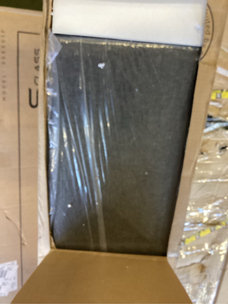 Incomplete, only 1 box Qeetex Full Size Canopy Bed Frame with Nailhead Decoration Headboard