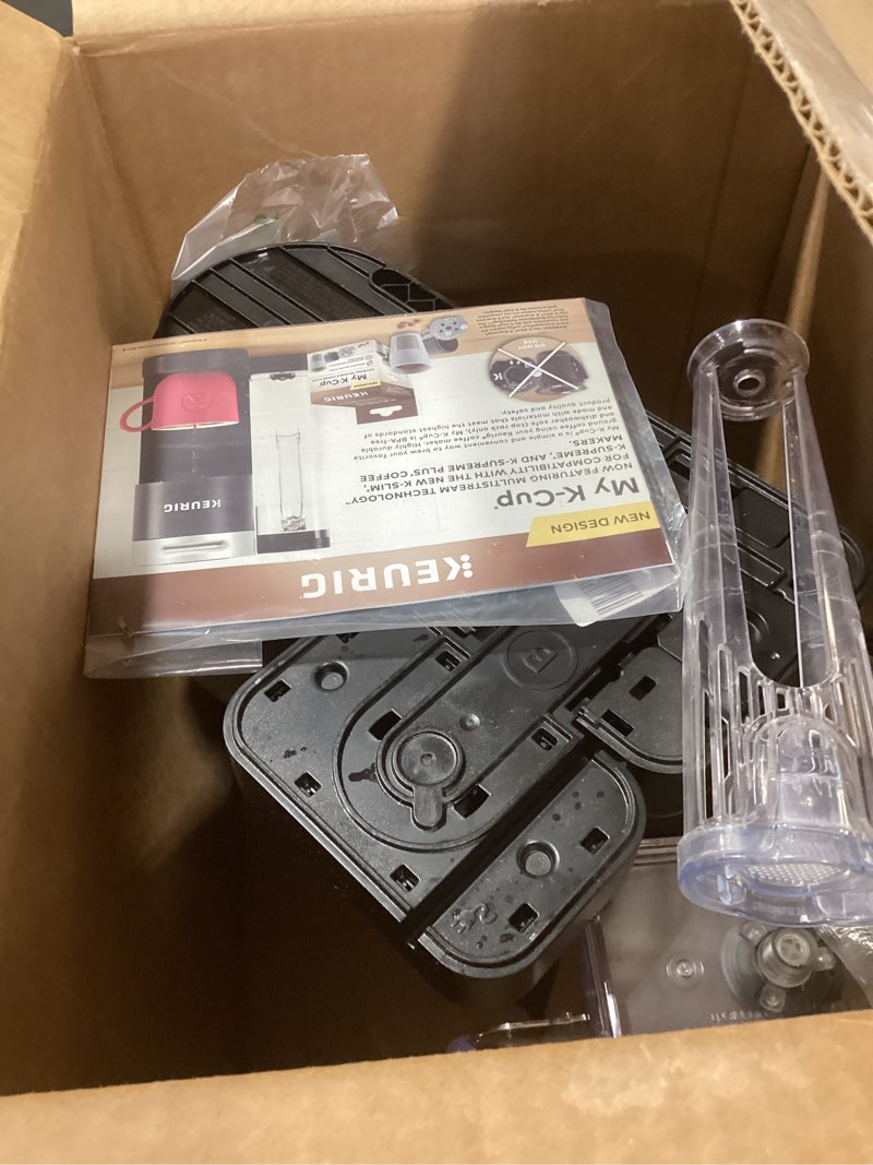 Condition photo showing As Is for Keurig K-Supreme Single Serve K-Cup Pod Coffee Maker, MultiStream Technology, 4 Brew Sizes, 66oz Dual-Position Removable Reservoir, Black Black Coffee Maker