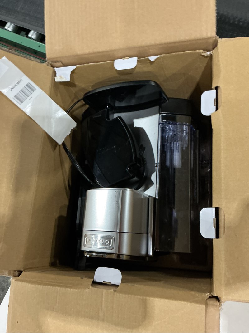 Condition photo showing As Is for Cuisinart Coffee Maker, Single Serve 72-Ounce Reservoir Pod Coffee Machine, Programmable Brewing & Hot Water Dispenser, 3 Cup-Size Settings, Stainless Steel, SS-10P1, Silver