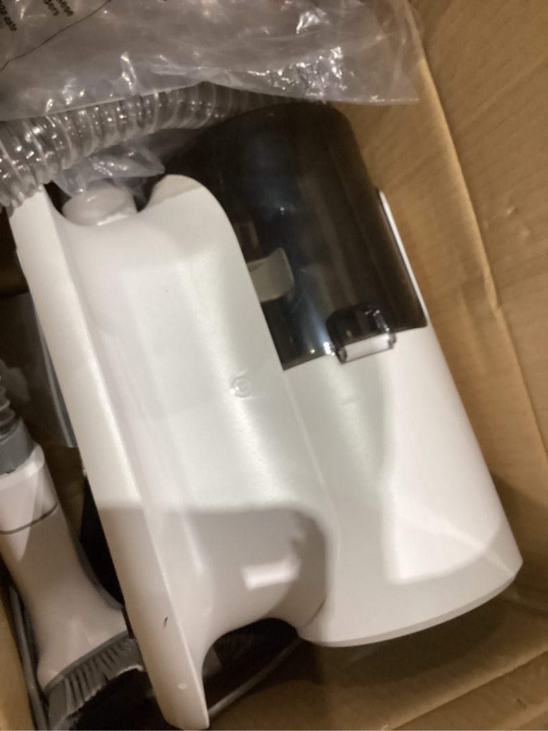 Condition photo showing As Is for AIRROBO Dog Grooming Vacuum Kit,12000Pa Strong Pet Vacuum for Shedding,Grooming Hai,Quiet,PG100,2L Large Capacity White