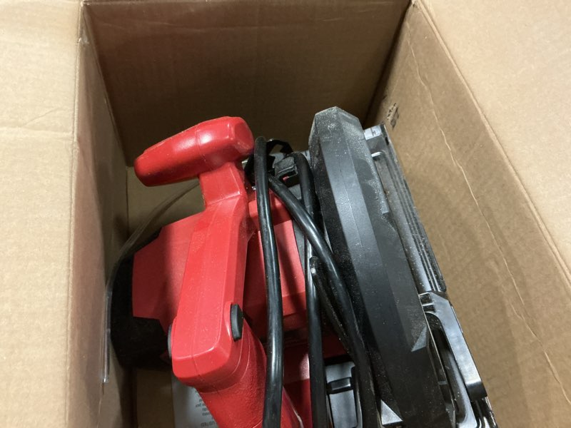 Condition photo showing As Is for skil 5080-01 13-amp 7-1/4" circular saw, red