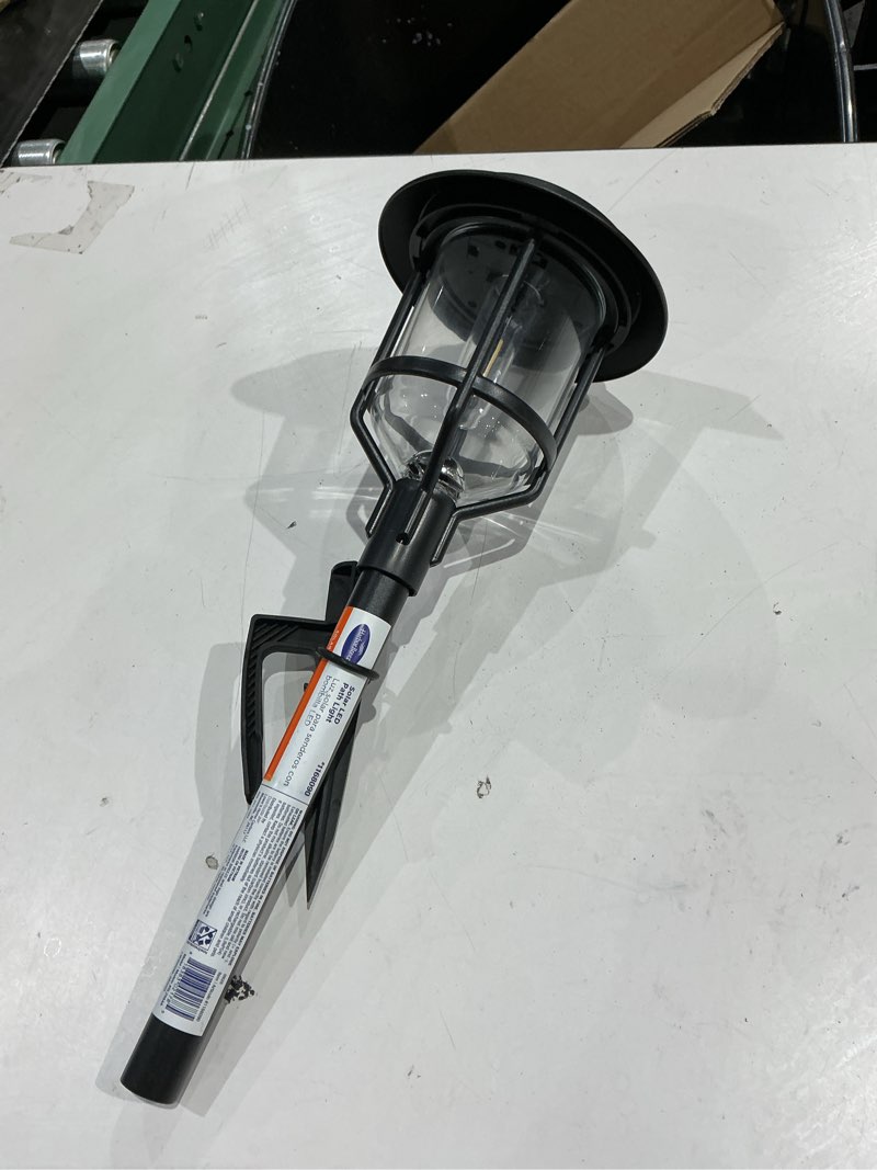 Condition photo showing New/Like New for harbor breeze path light 15 -lumens 0.2 -watt black solar led outdoor path light ( 3000-k )