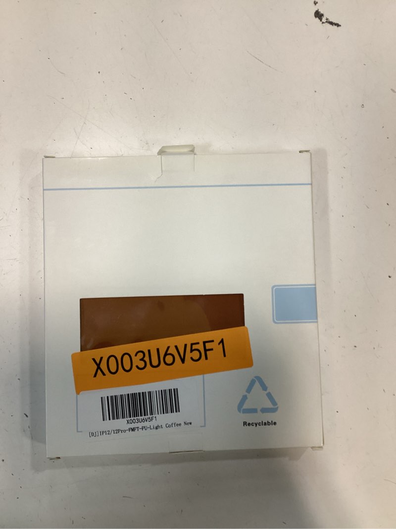 Condition photo showing New/Like New for DJBull 2-in-1 Detachable for iPhone 12/12 Pro Wallet case with Credit Card Holder?RFID Blocking?,Flip Folio Book PU Leather Protective Cover Women Men for Apple 12/12Pro Phone case Light Coffee