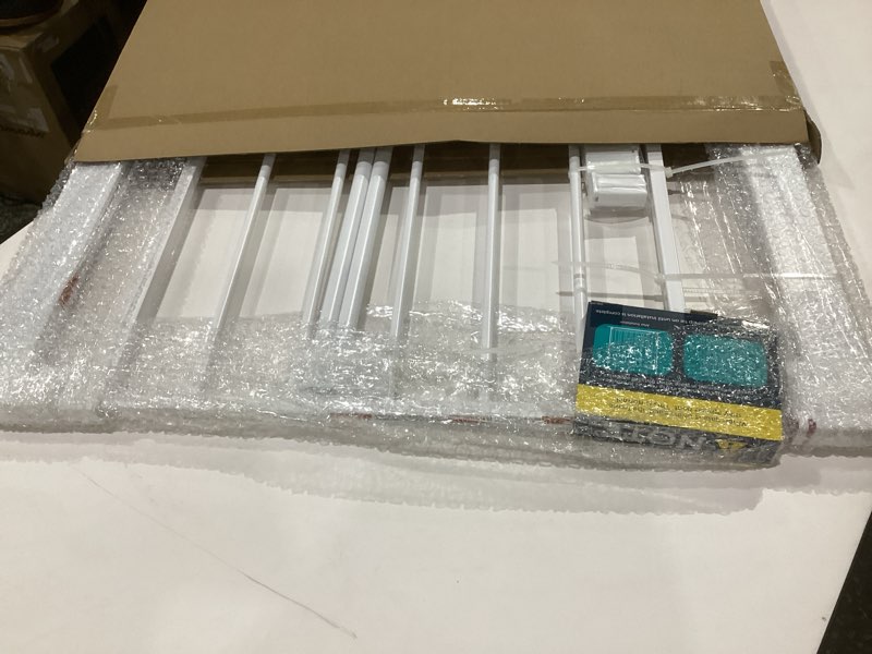 Condition photo showing Good Condition for safety 1st easy install walk thru baby gate for doorway with door, dog gates, fits 29"-38", easy install 28" tall, white 1-pack 29" to 38" wide x 28" tall white