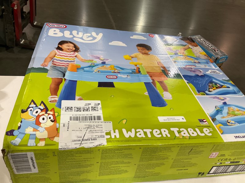 Condition photo showing As Is for Little Tikes Bluey Beach Table