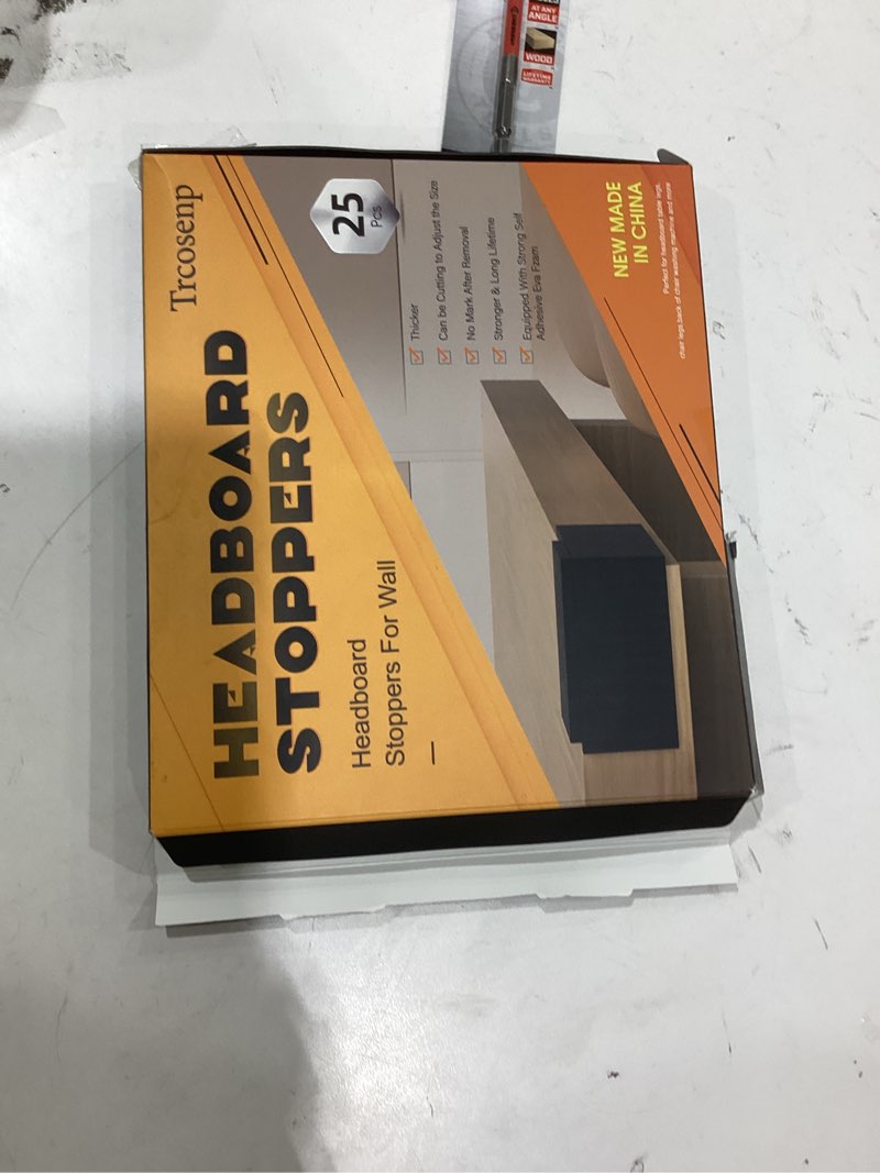 Condition photo showing New/Like New for Headboard Stoppers?25Pcs Furniture Pads?10Pcs(0.6" Thick) + 15Pcs(0.2" Thick) EVA Foam Headboard Stoppers for Wall, from Chair BackFurniture Bed to Prevent Sliding BumpersGap Filler, Protect Walls. black