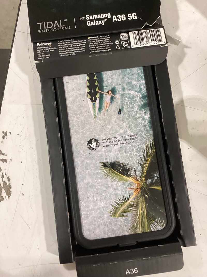 Condition photo showing Good Condition for body glove waterproof tidal phone case for samsung galaxy a17 5g - black/clear