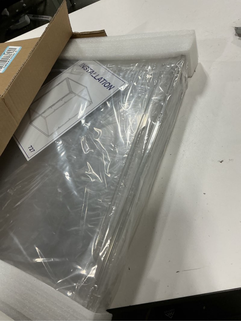 Condition photo showing Good Condition for 2 pack xxx-large clear display case 17.7" x 13" x 13" extra large display organizer box with magnetic door, stackable acrylic storage bin for boots, shoes, collectibles, bags, figures