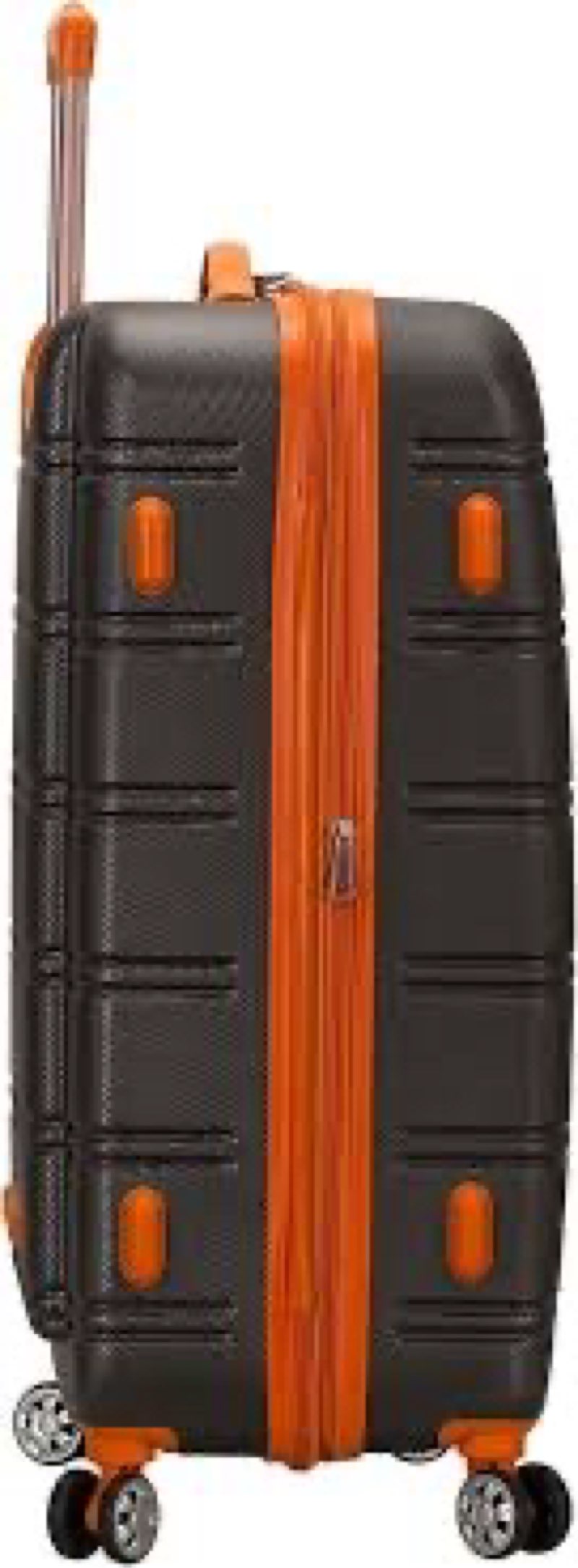 Rockland Melbourne Hardside Expandable Spinner Wheel Luggage, Charcoal, 2 Piece (20"/28")