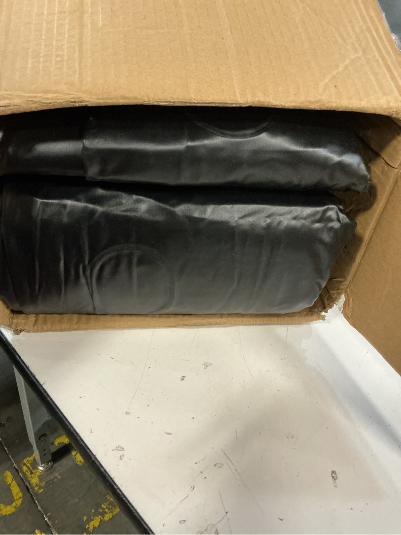 Condition photo showing Good Condition for ((similar ))inflatable air mattress with built-in pump, soft flocked top and upgraded honeycomb column structure, includes 1 carry bag