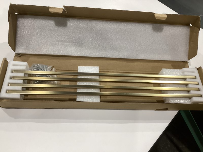 Condition photo showing Good Condition for tunny 5 pack classic cabinet handles-18.8"/480mm screw spacing champagne bronze furniture hardware handles for kitchen cabinets bedroom cabinet pulls champagne bronze 18.9"(480mm)hole center-5pcs
