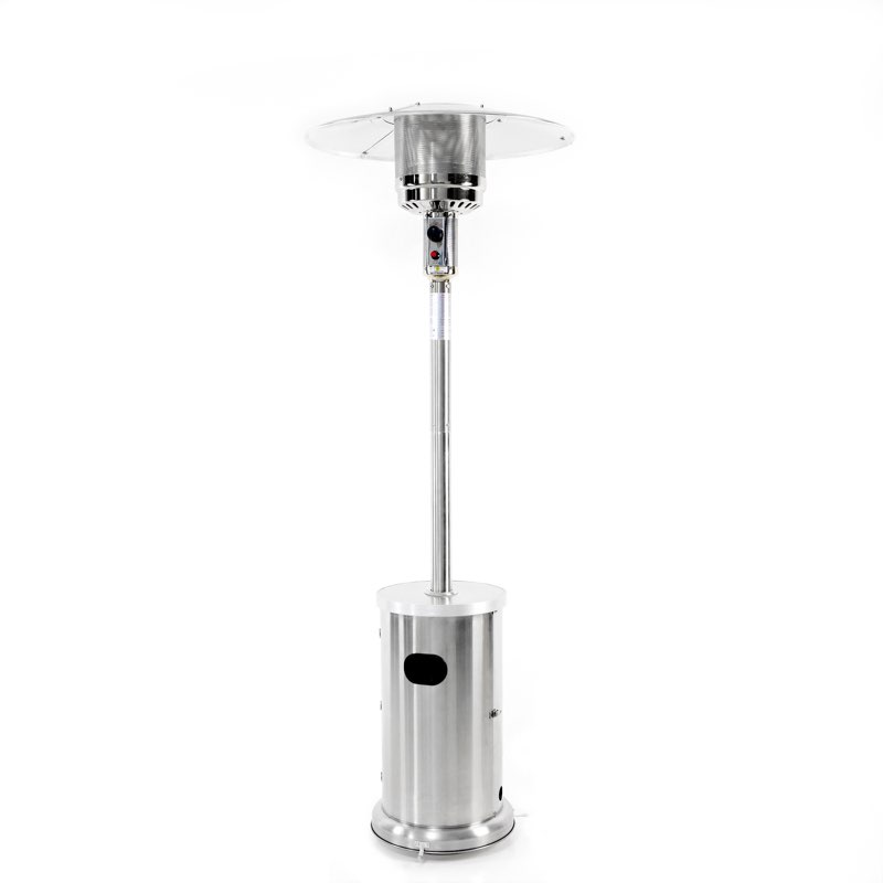 master forge 48000 -btu stainless steel stainless steel floorstanding liquid propane patio heater