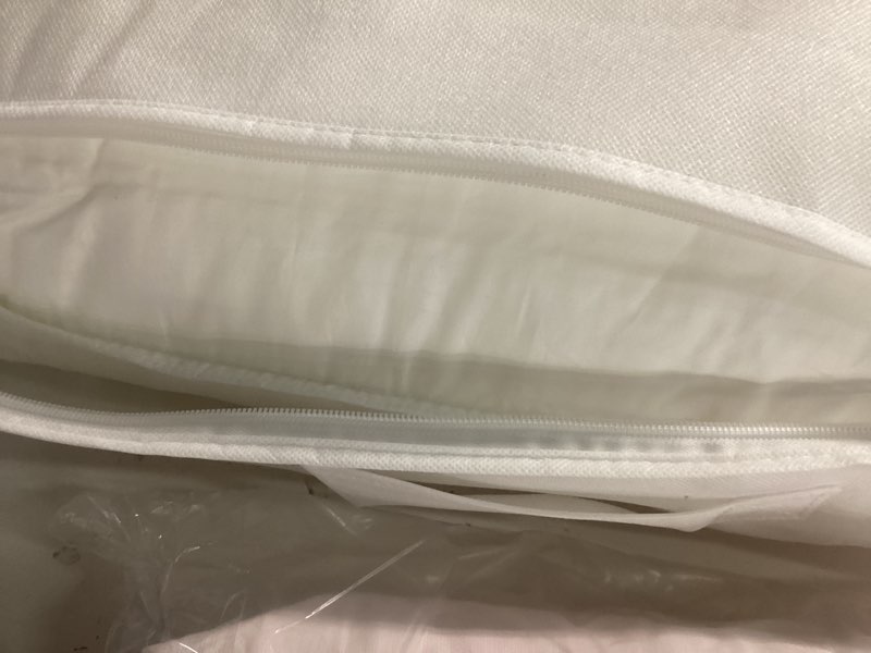 Condition photo showing As Is for quince premium down alternative pillow