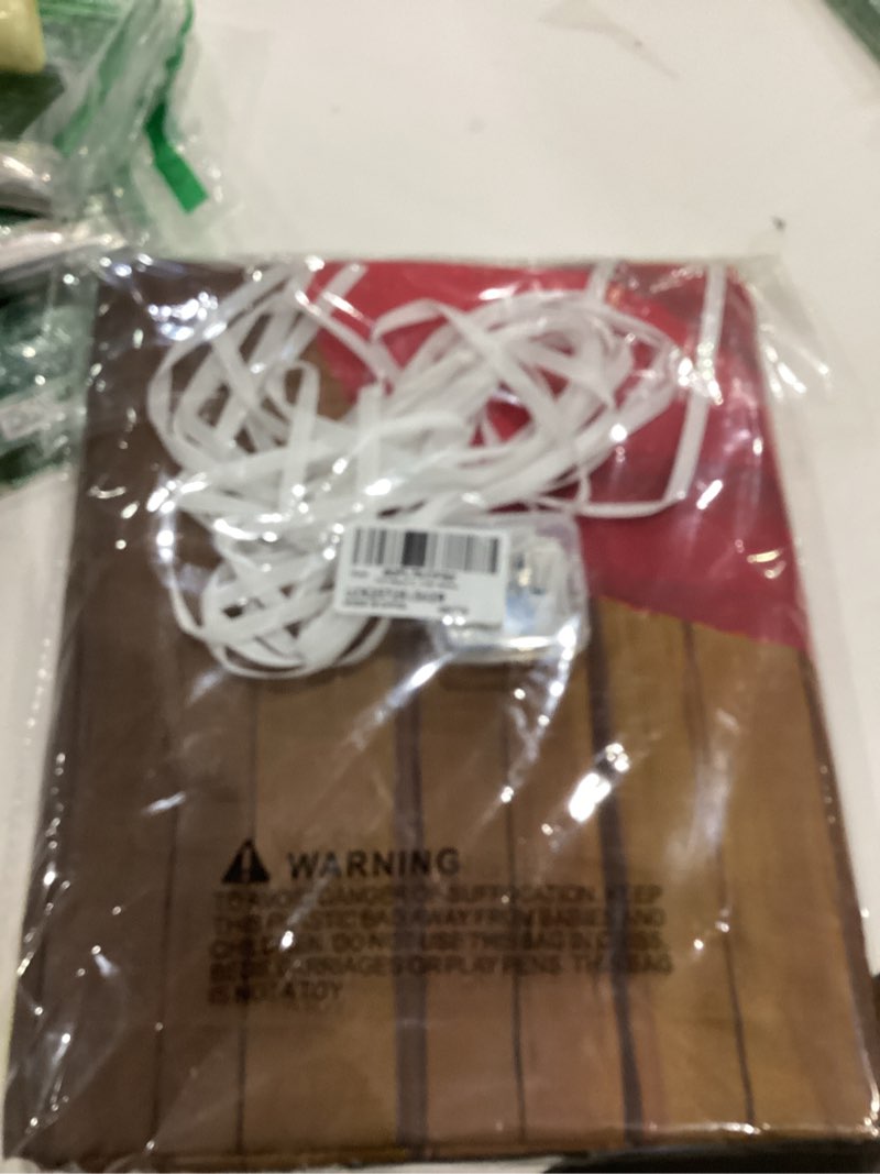 Condition photo showing New/Like New for IVN Christmas Garage Door Banner 13x6 ft Winter Holiday Banner Garage Door Cover snowman with Christmas trees gifts and festive lights Christmas Backdrop Decorations for Indoor Outdoor Xmas Party