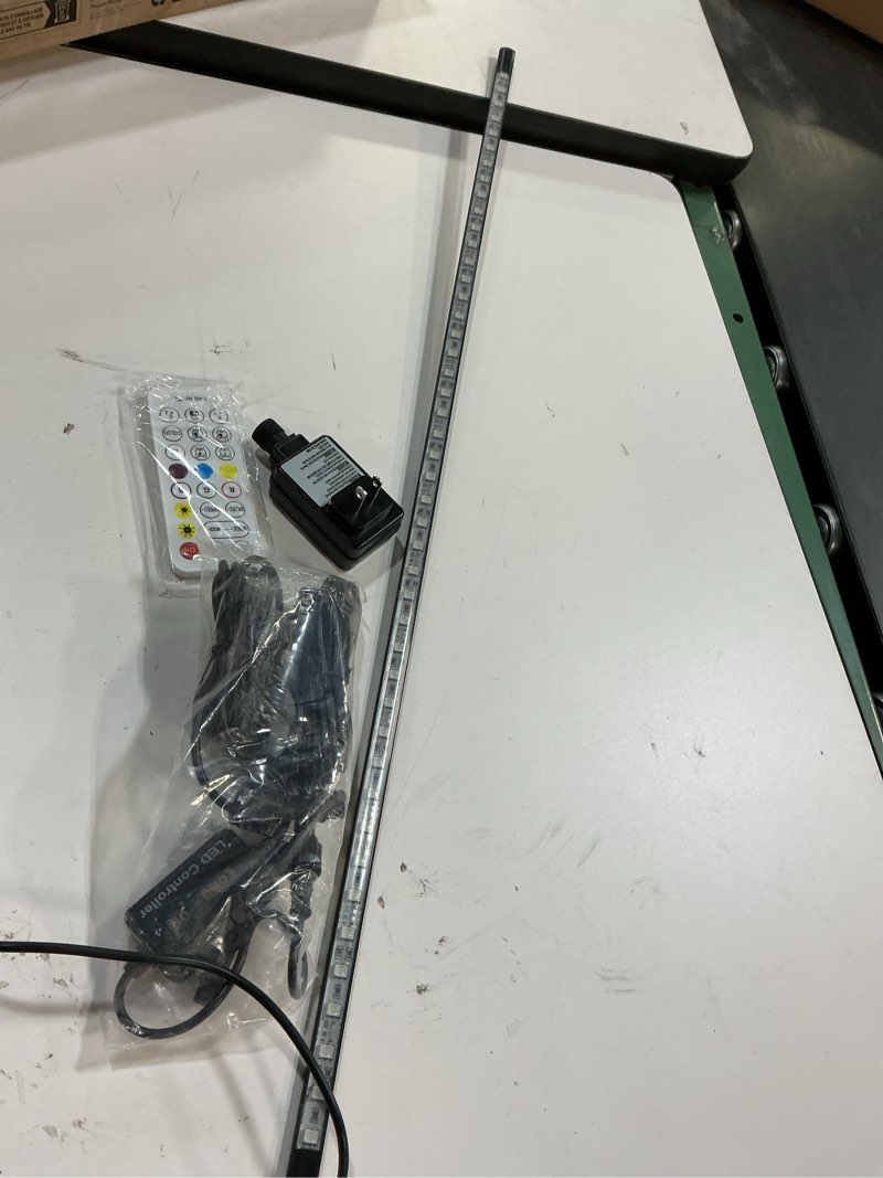 Condition photo showing As Is for Longrun LED Strip Color Changing Garden Show Lights for Pond Spillway Waterfall, APP Control Waterproof Lighting Bar for Home Decoration Pool Fountain Landscape Lighting, Aquarium-11.22"