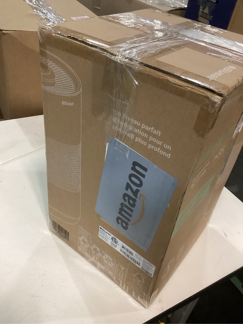 Condition photo showing As Is for BLUEAIR Premium Smart Humidifier for Large Rooms, Bedrooms, Better Sleep with Evaporative Invisible Mist Tech, Auto Humidify, Easy Top Fill, Smart Control with App, Touchscreen, 3.5L Tank for 48 hours