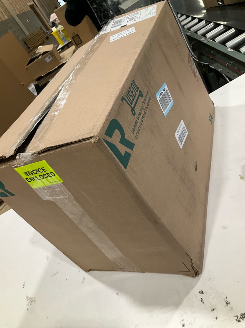 Condition photo showing As Is for FENNIO 23" x 18" Vanity Mirror with Lights?LED Makeup Mirror?Hollywood Mirror with 3 Color Modes & Adjustable Brightness?Vanity Mirror Square White White 23"L x 18"W