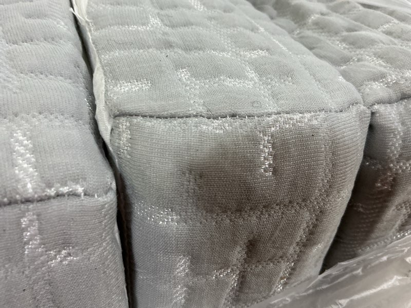 Condition photo showing Good Condition for Foldable Mattress, 4 Inch Memory Foam Guest Floor Mat, Tri Folding Portable Mattress for Kids and Adults, Washable Cover, Non-Slip Design, Twin Grey (Size: 38" L x 74" W x 4" Th) Grey Tw" 4 Inch