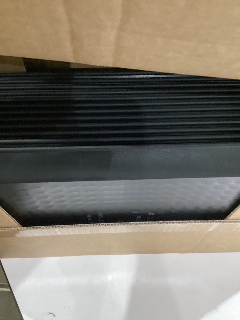 Condition photo showing Good Condition for H.S. Inc HS1069, 12" x 24" Rectangular Pizza Pleezer™, Commercial Pizza Tray, Polypropylene, Elevated Nibs, Circular Shape, Dishwasher Safe, Charcoal Color, 12-Pack