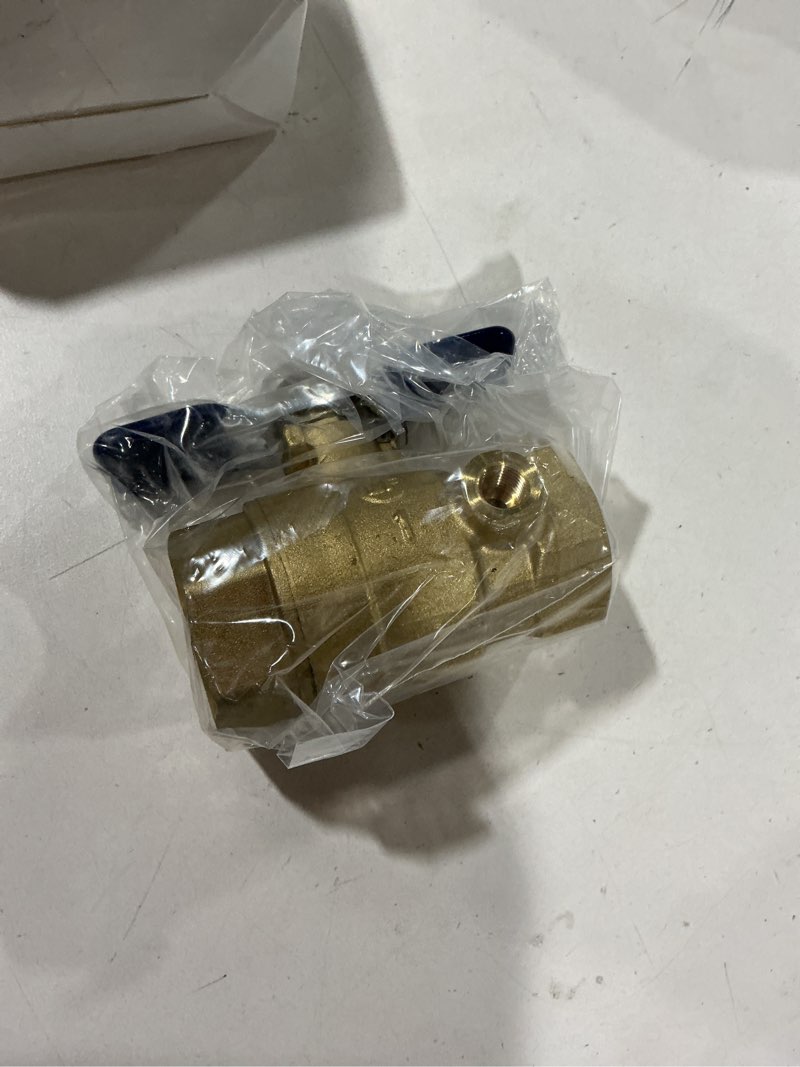 Condition photo showing Good Condition for saillong brass backflow ball valve with test port, 1 inch fpt threaded shut off, full port ball valve for residential water plumbing