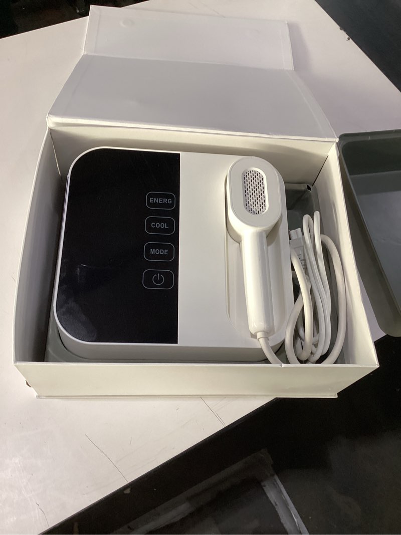 ipl laser hair removal device with ice cooling, 3-in-1 at-home hair remover device for face arms leg