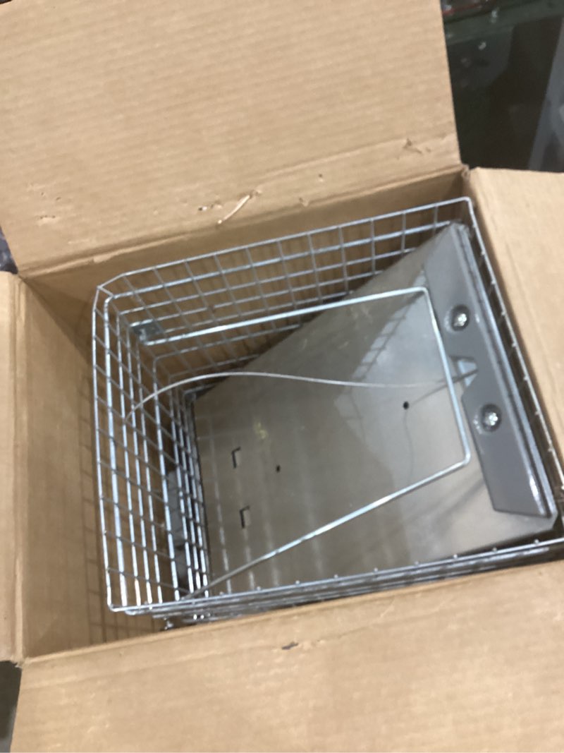 Condition photo showing As Is for havahart 1085 large 1-door easy set humane live animal trap for armadillos, cats, groundhogs, muskrats, opossums, raccoons, skunks - havahart live animal cage trap
