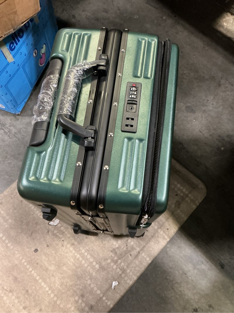 Condition photo showing Good Condition for AIWEINY Zipperless Luggage, Polycarbonate Aluminum Hard Shell, Expandable Carry-On Suitcase with Spi
