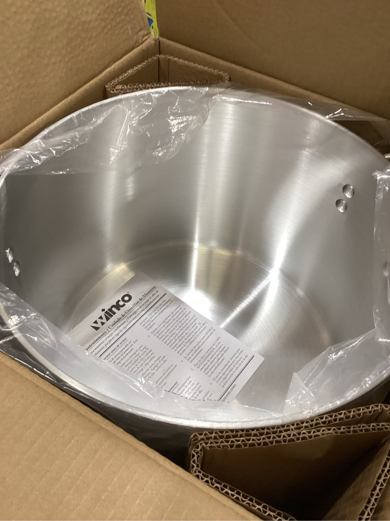 Condition photo showing Good Condition for assp-26 - elemental aluminum sauce pot, 4mm - 26 quart