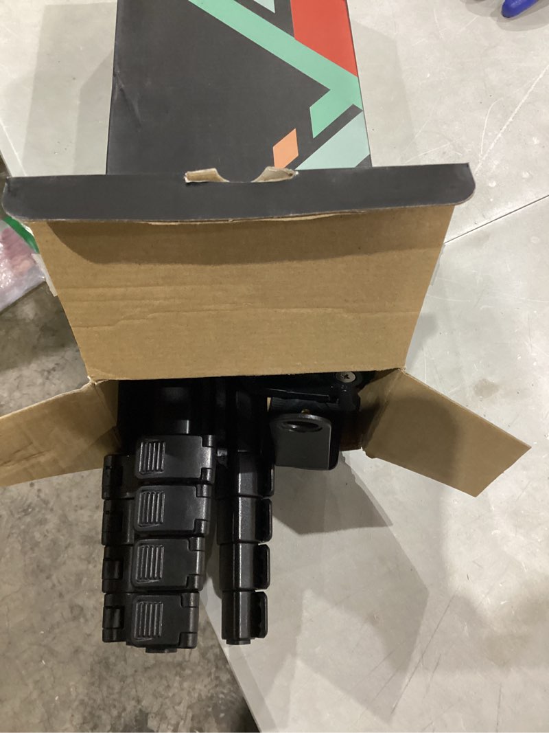 Condition photo showing New/Like New for Camera Tripod, 75” Heavy Duty Tripod for Camera with Phone Holder and Travel Bag, Compatible with Video Camera, DSLR, Spotting Scopes, Camcorder, GoPro, Cell Phone, Max Load 16LB (Black) Black 75 Inch