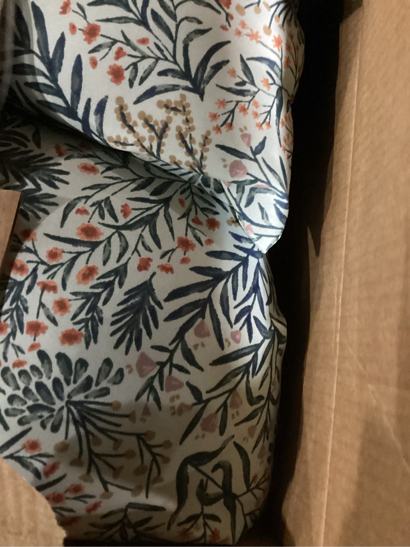 Condition photo showing Good Condition for arden outdoor toss pillow, 2 pack, 16 x 16, rain-proof, fade resistant pistachio botanical 16 x 16 pistachio botanical 2