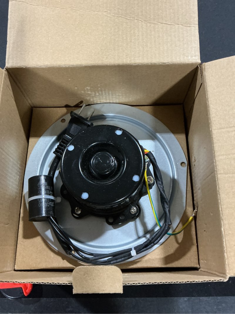 Condition photo showing As Is for Bathroom Fan Motor, Compatible with Nutone QT-110N-B QT-9093 QT-90N-B QT-100L QT-110N Series, Replaces 0696B000 Motor Assembly& Blower Wheel,1.58 Milliwatts Horsepower,120 Volt (AC),60Hz,1450 RPM