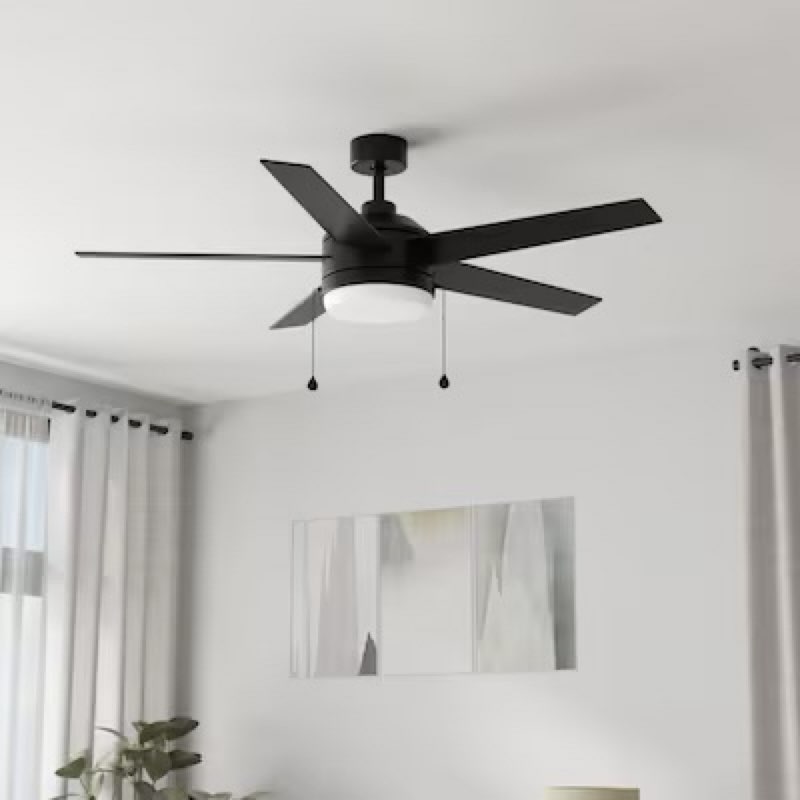 1k+ bought last week Harbor Breeze Sunport Easy2Hang 52-in Color-Changing Integrated LED Outdoor Matte Black