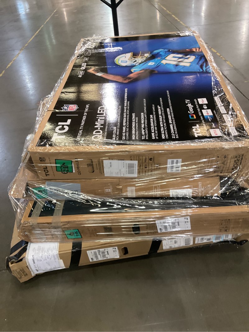 Gm pallet lot 4 damaged tv’s 